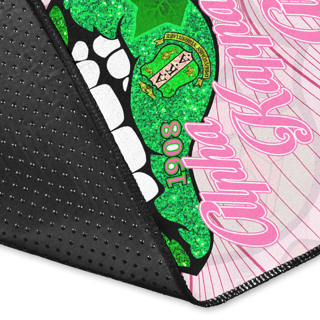 Sorority Rug - AKA Lips Special Version Area Rug