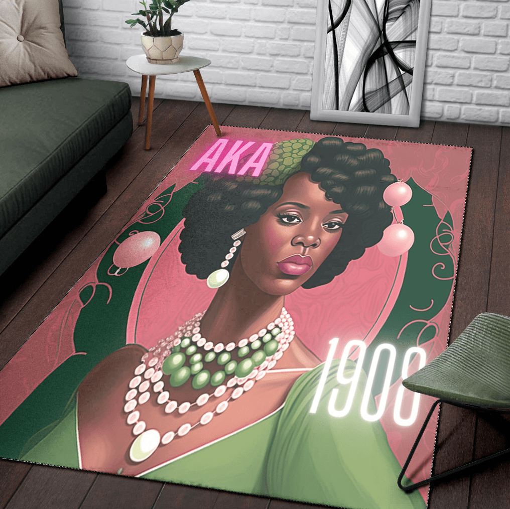 Sorority Rug - AKA 1908 Area Rug
