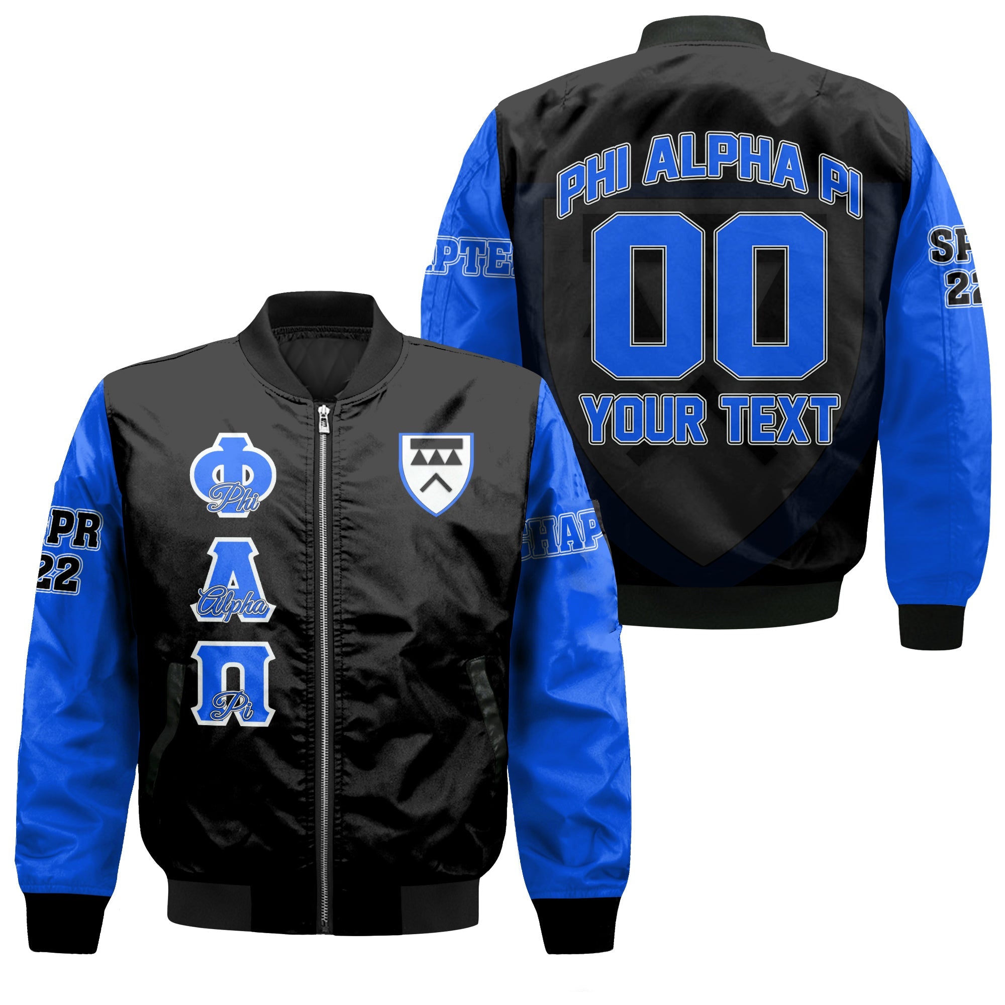 Fraternity Jacket - Personalized Phi Alpha Pi Bomber Jackets Ver2