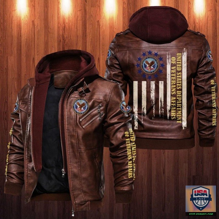 United States Department of Veterans Affairs Leather Jacket - HVsun