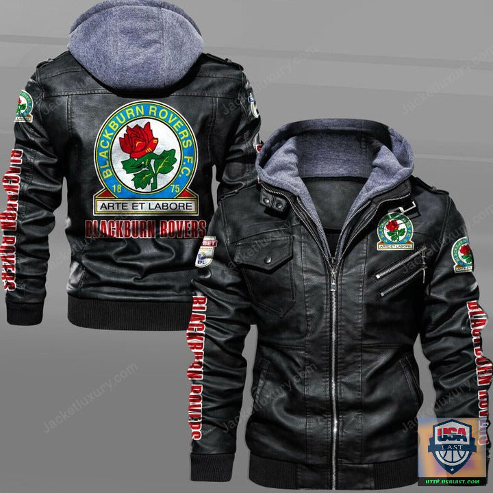 Blackburn Rovers F.C Leather Jacket - HVsun