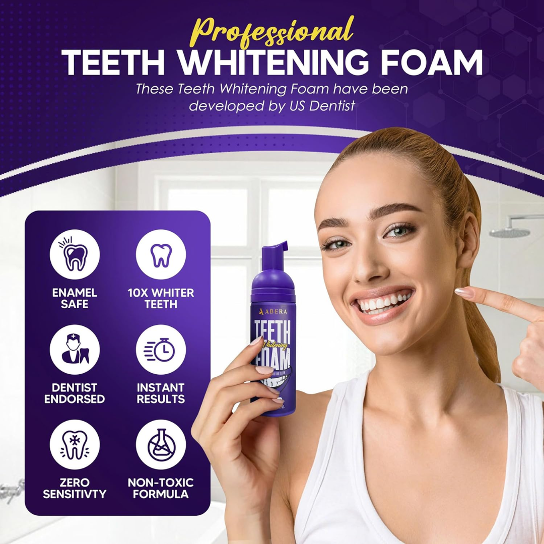Abera Purple Teeth Whitening Foam