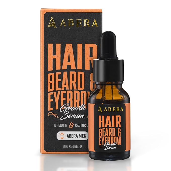 ABERA Men Hair, Beard, Eyebrown Growth Serum 50ml