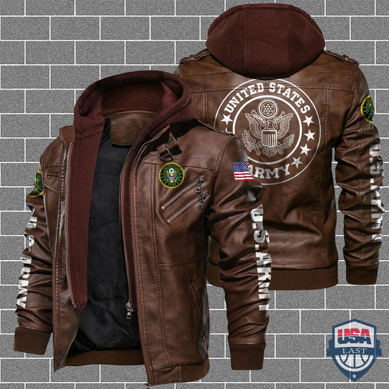 US Army Leather Jacket - HVsun