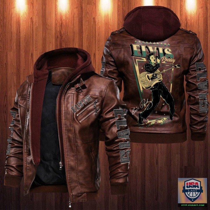 Elvis Presley Vintage Leather Jacket - HVsun