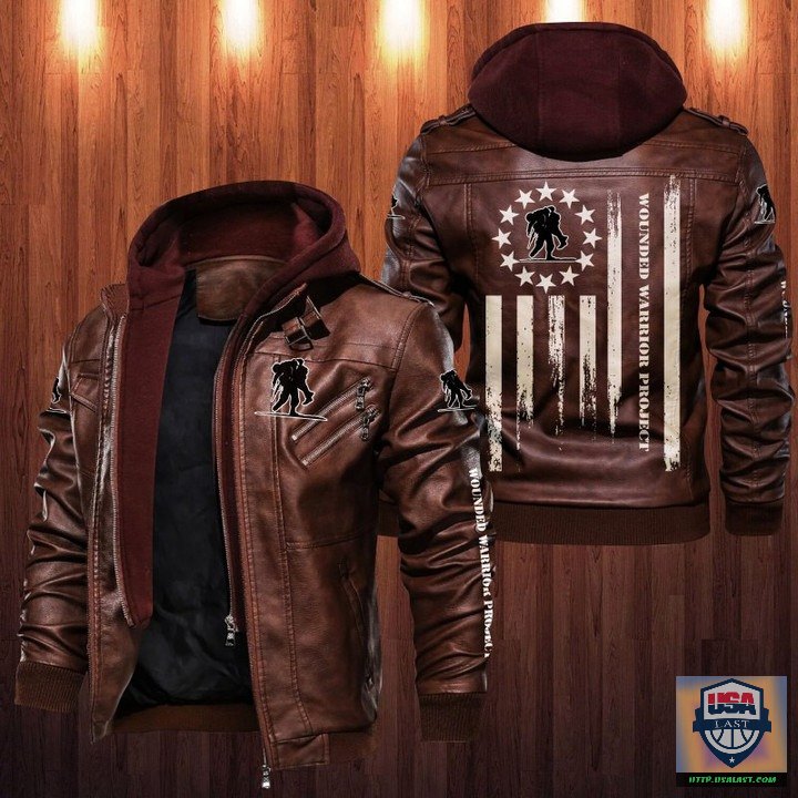 Wounded Warrior Project Leather Jacket - HVsun