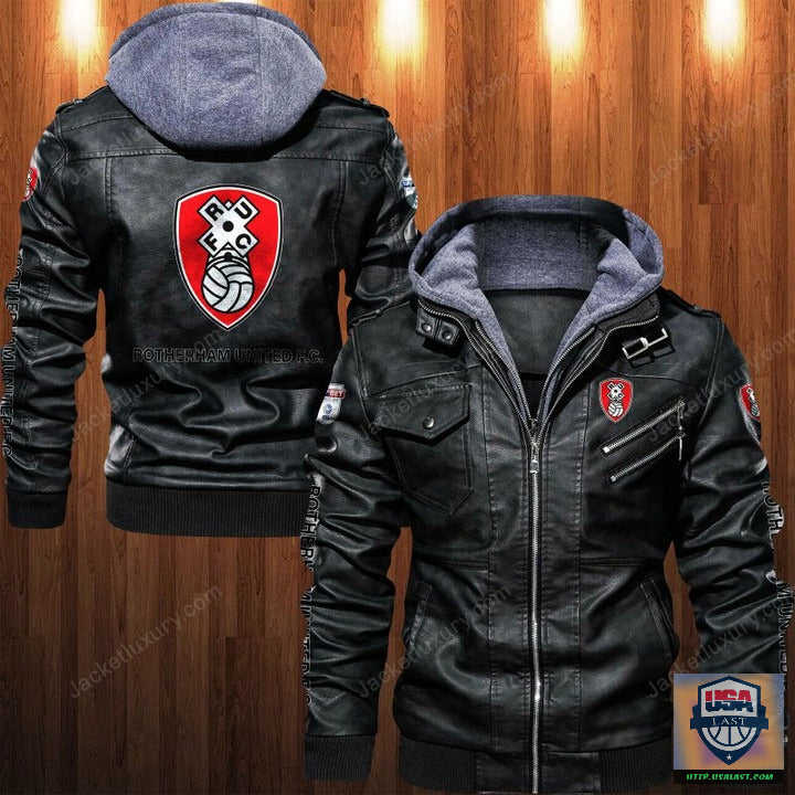 Rotherham United F.C Leather Jacket - HVsun