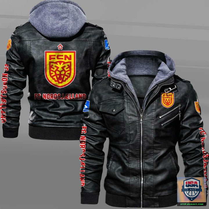 FC Nordsjælland Leather Jacket - HVsun