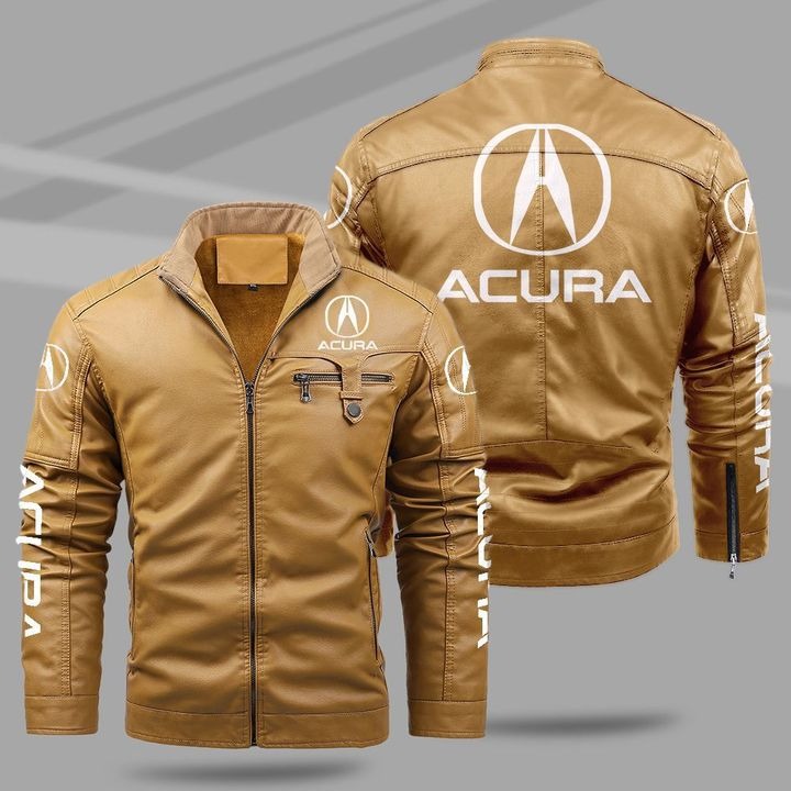 Acura Fleece Leather Jacket - HVSun