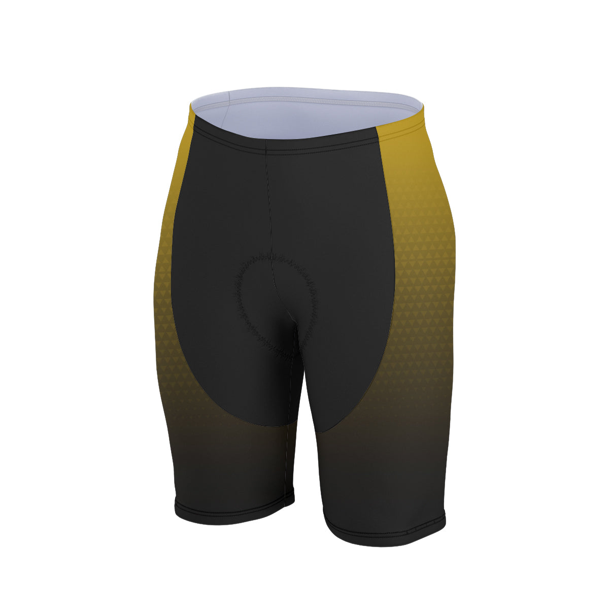Alpha Phi Alpha Cycling Jersey Custom Black Gold Gradient Triangle Style
