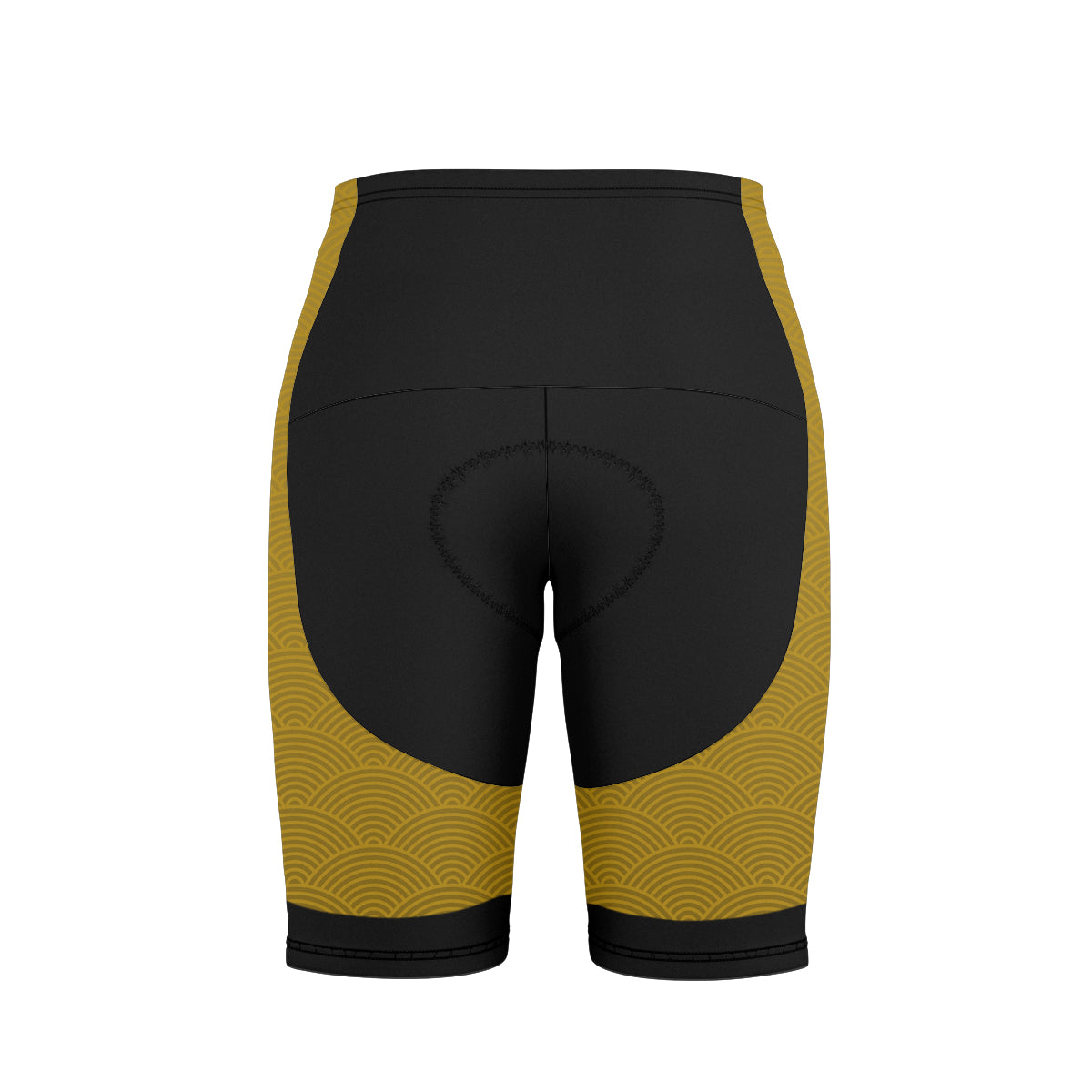 Alpha Phi Alpha Cycling Jersey Custom Yellow Black Wave Style