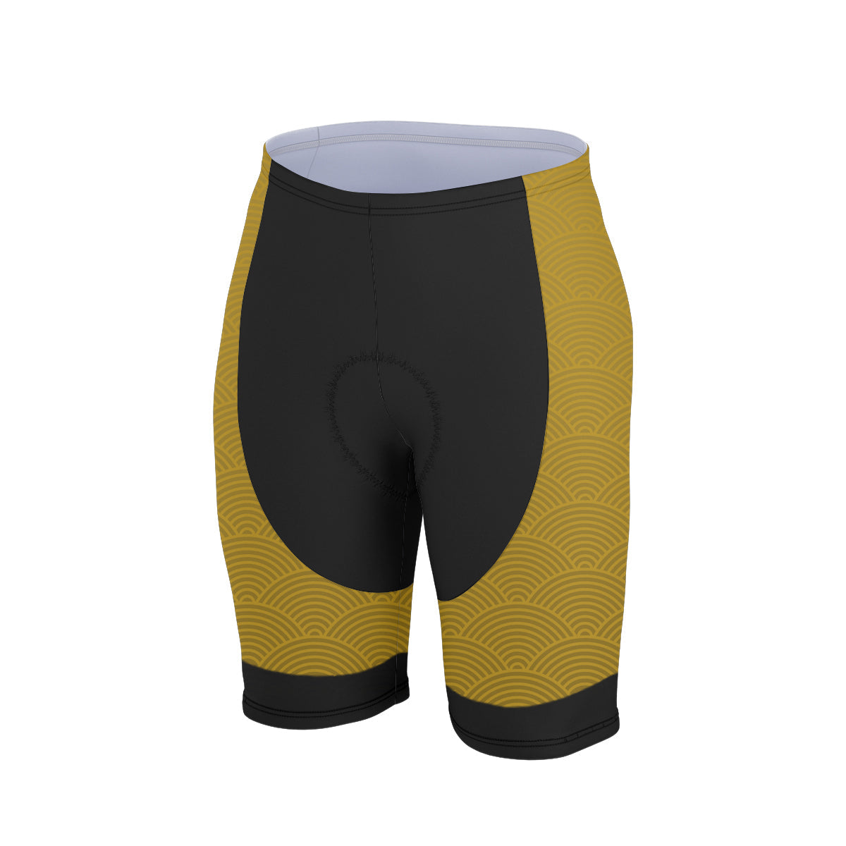 Alpha Phi Alpha Cycling Jersey Custom Yellow Black Wave Style