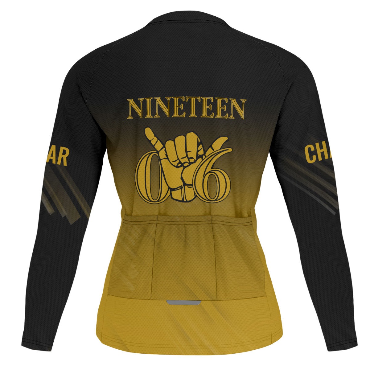Alpha Phi Alpha Cycling Jersey Custom Black Gold Iced Style