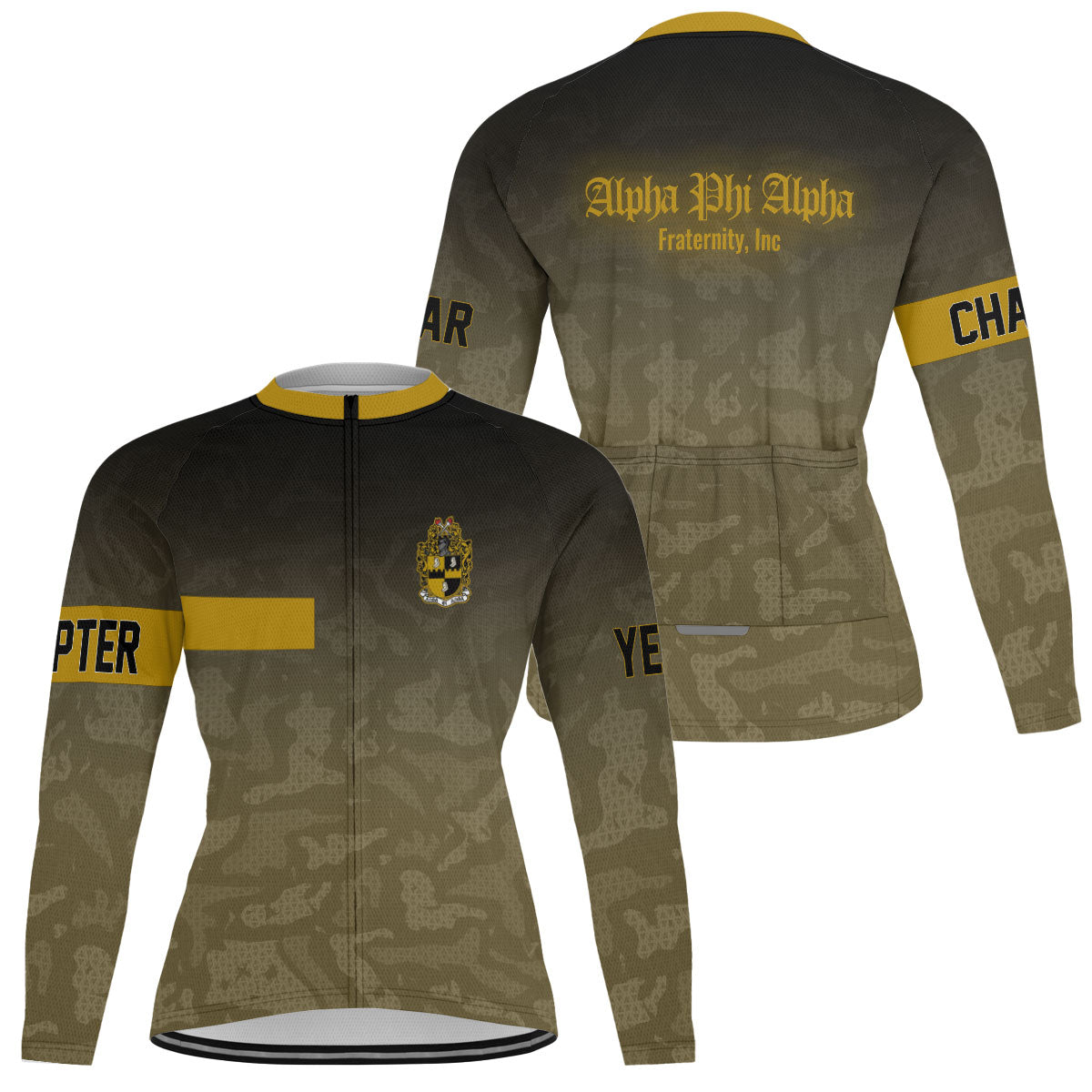 Alpha Phi Alpha Cycling Jersey Custom Camouflage Style