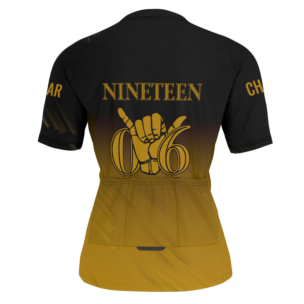 Alpha Phi Alpha Cycling Jersey Custom Black Gold Iced Style