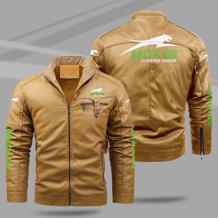 Arctic Cat Fleece Leather Jacket - HVSun