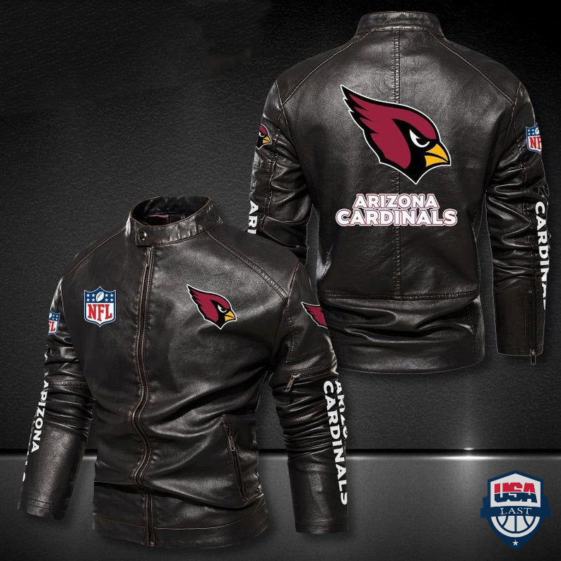 Arizona Cardinals NFL 3D Motor Leather Jackets - USALast