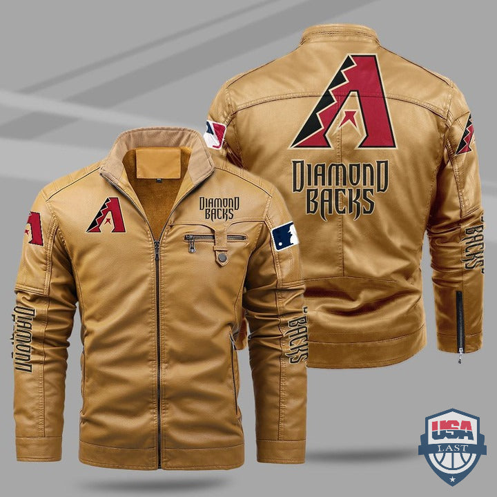 Arizona Diamondbacks Fleece Leather Jacket - HVsun