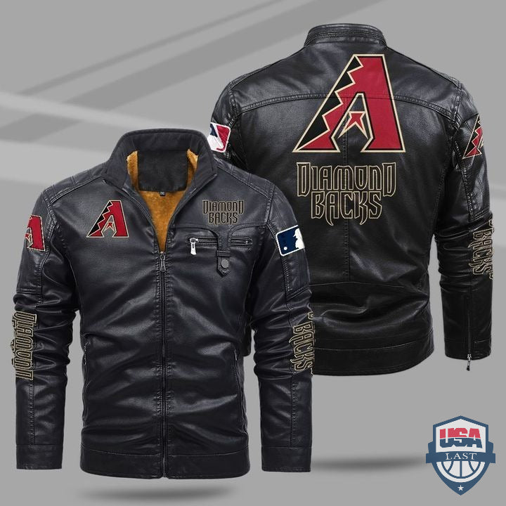 Arizona Diamondbacks Fleece Leather Jacket - HVsun