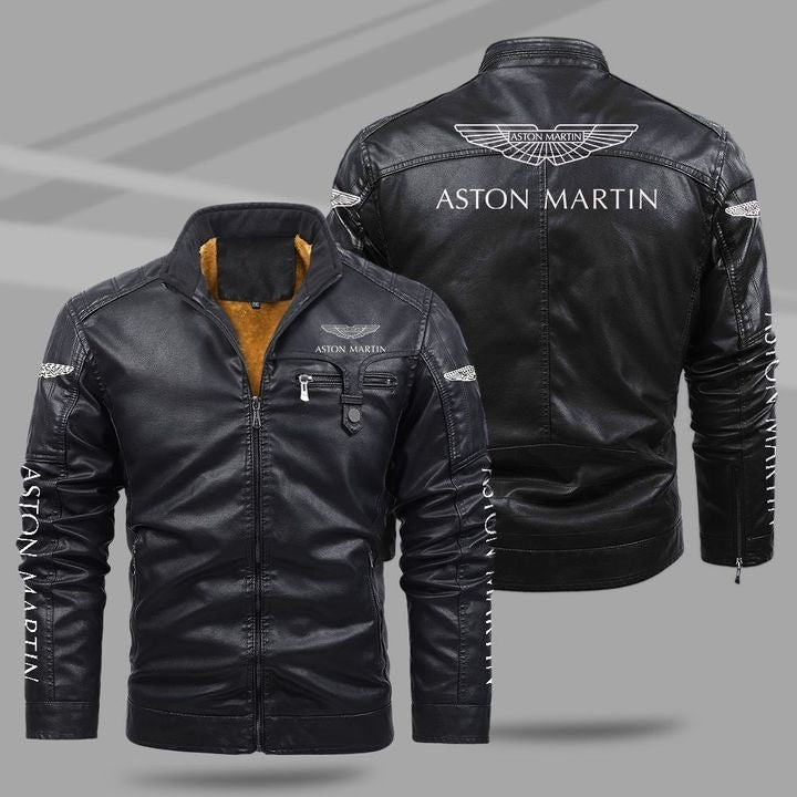 Aston Martin Fleece Leather Jacket - USALast