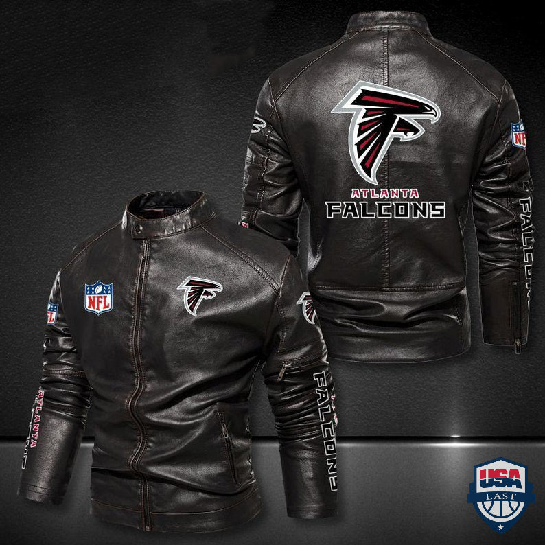 Atlanta Falcons NFL 3D Motor Leather Jackets - USALast