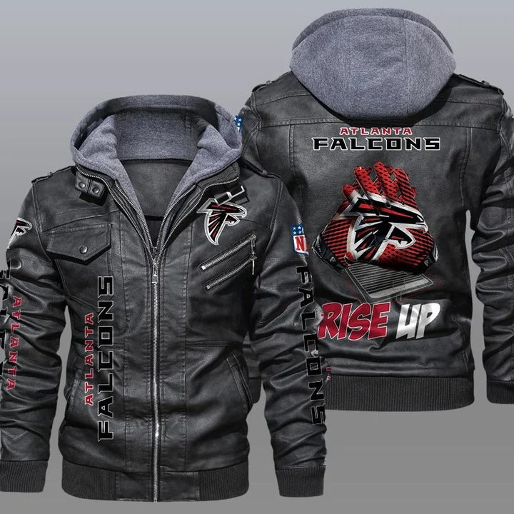Atlanta falcons NFL rise up leather jacket - K181121 - HVsun
