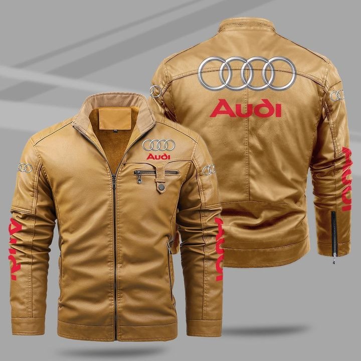 Audi Fleece Leather Jacket - HVSun