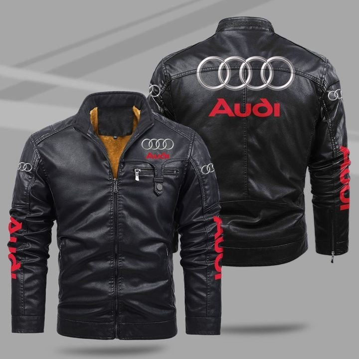 Audi Fleece Leather Jacket - USALast