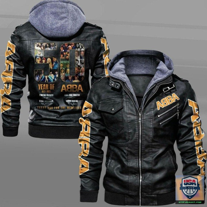 ABBA 50 Years Of 1972 2022 Leather Jacket - HVsun