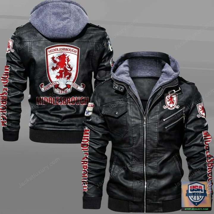 Middlesbrough F.C Leather Jacket - HVsun