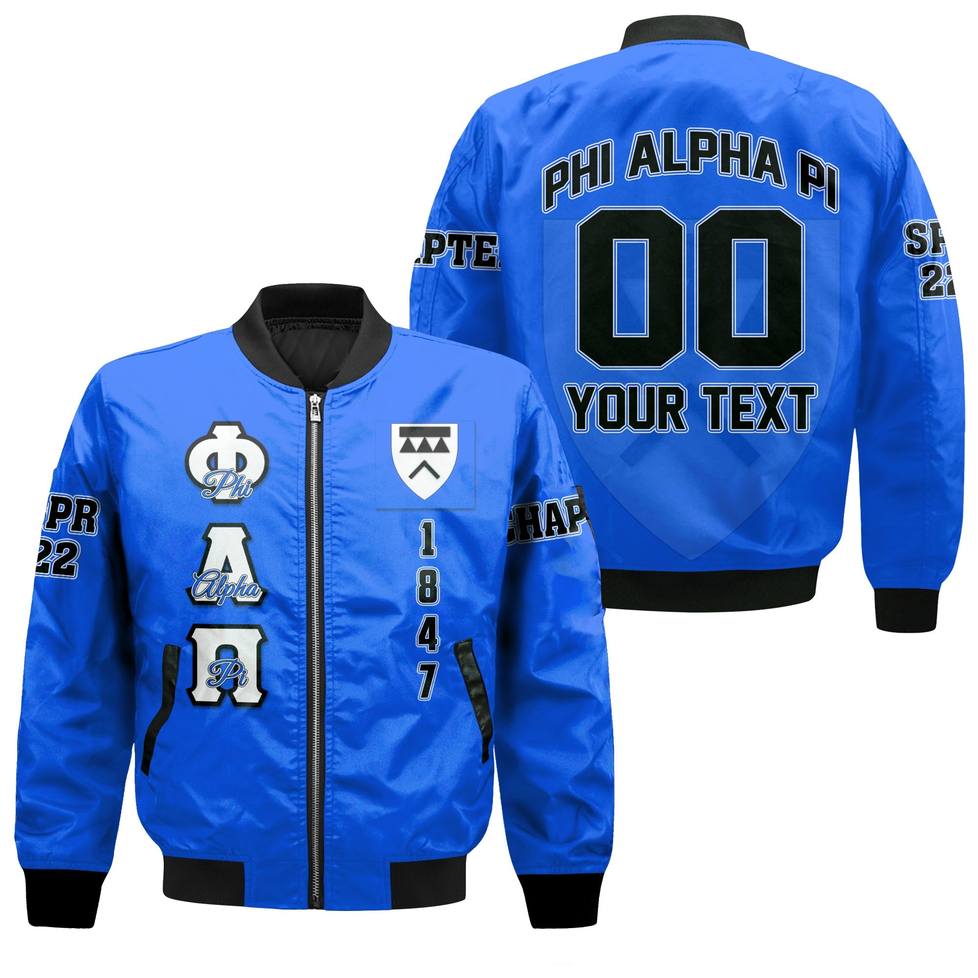 Fraternity Jacket - Personalized Phi Alpha Pi Bomber Jackets