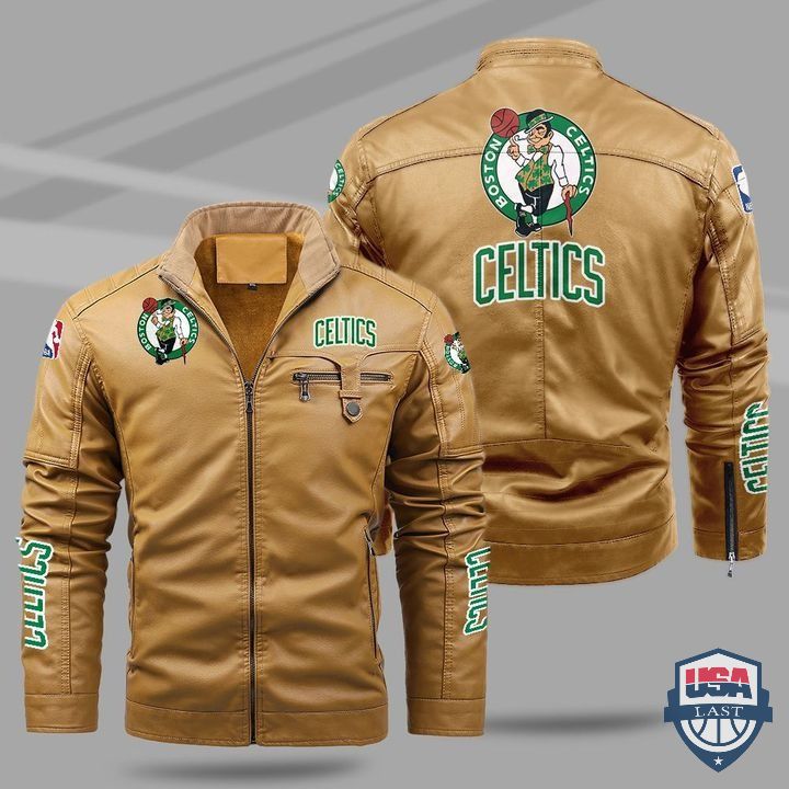 Boston Celtics Fleece Leather Jacket - HVsun