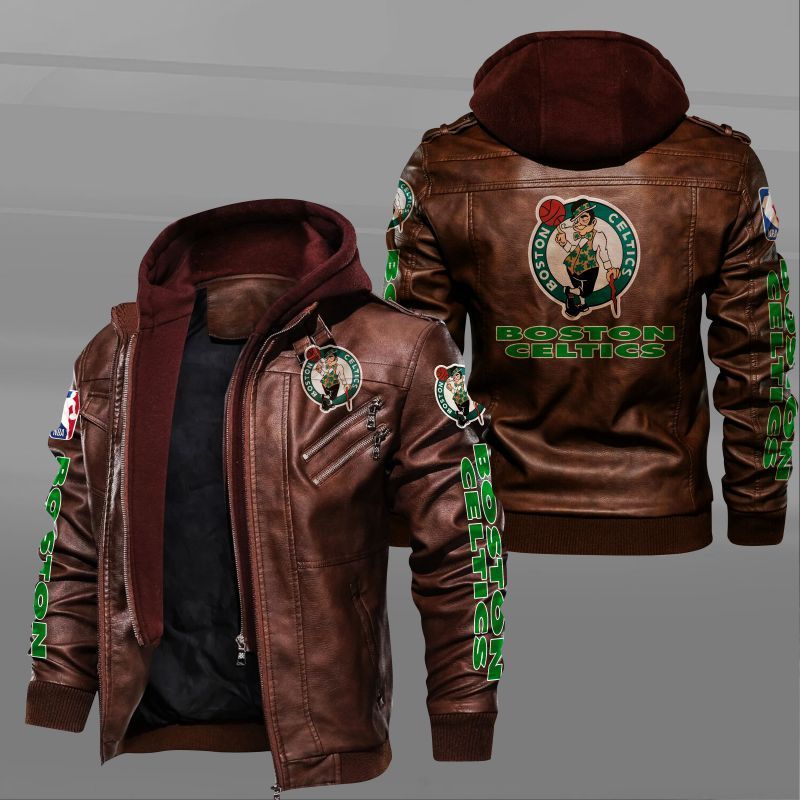 Boston Celtics Leather Jacket - HVsun