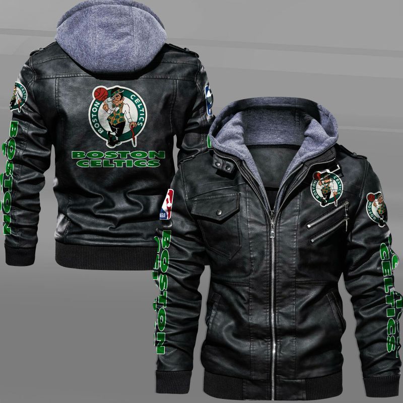 Boston Celtics Leather Jacket - HVsun