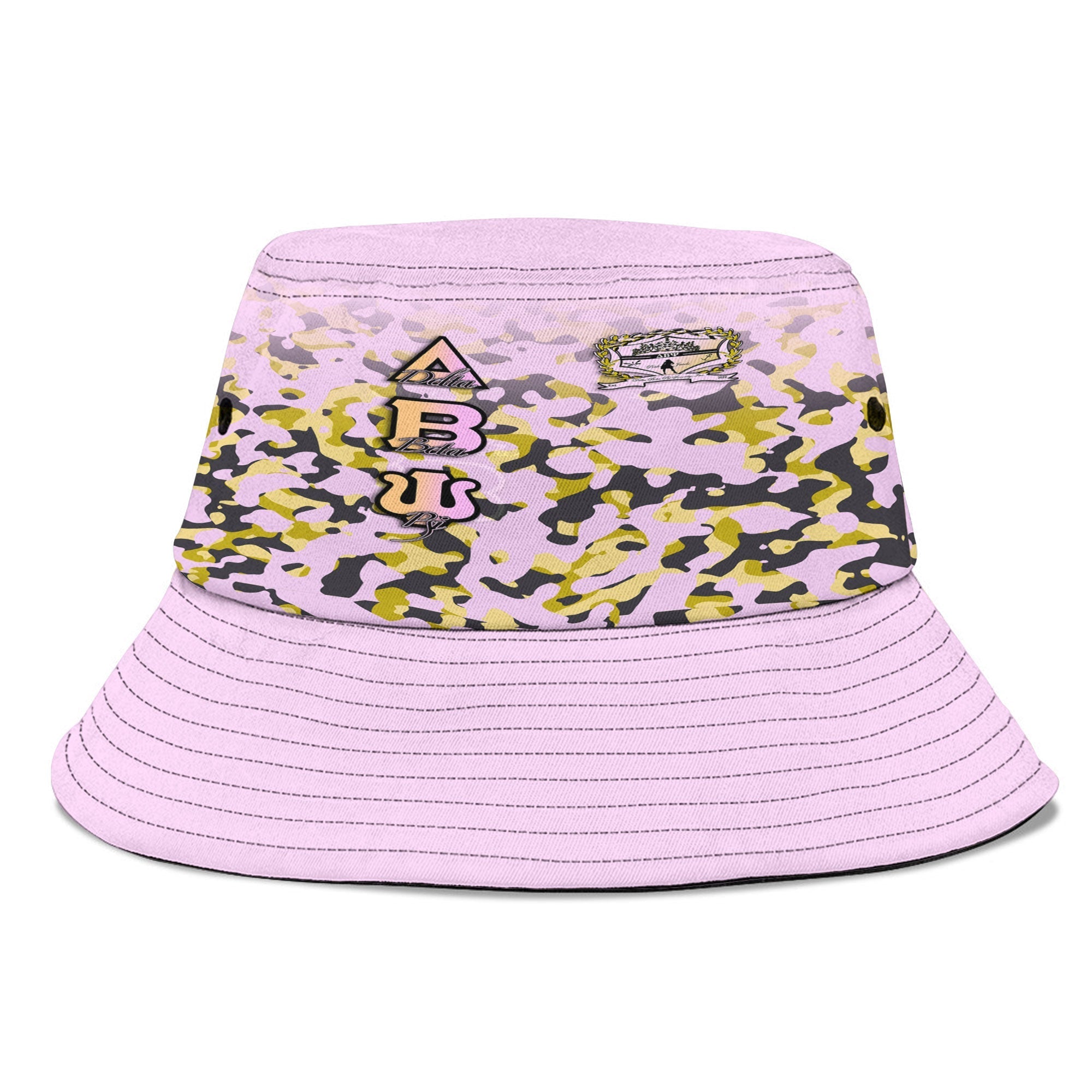 Sorority Hat -  Delta Beta Psi Bucket Hat Camouflage Style