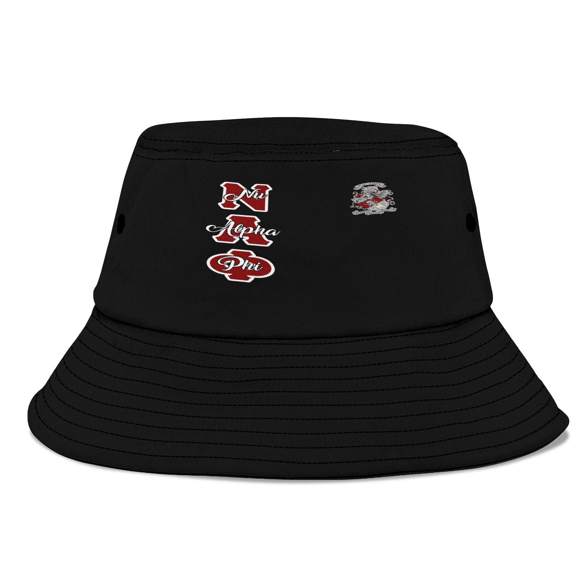 Fraternity Hat - Nu Alpha Phi Bucket Hat Original Dark Style
