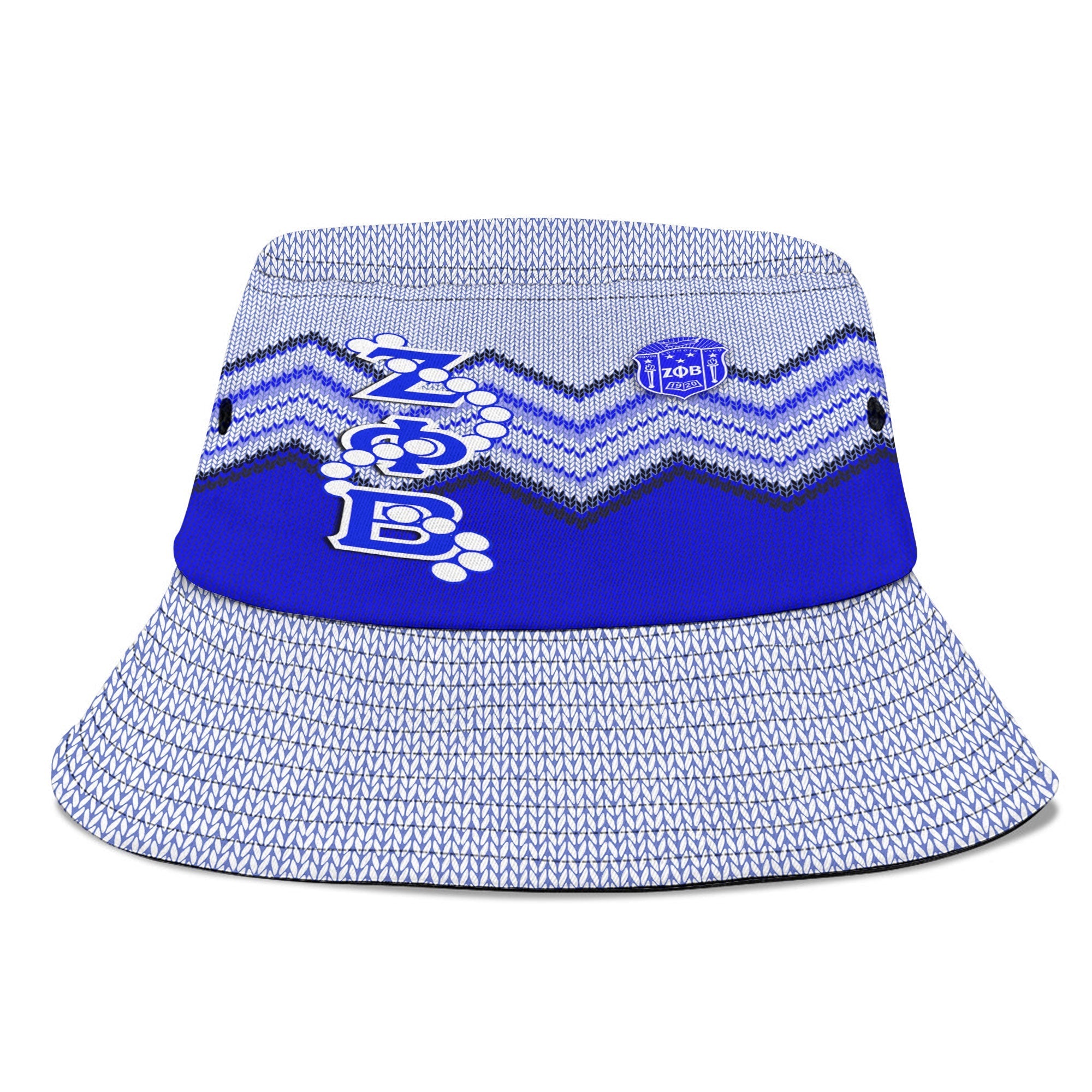 Sorority Hat - Christmas Zeta Phi Beta Pearl Bucket Hat Four Girl Style