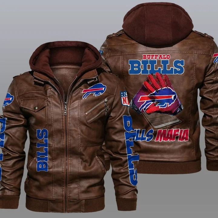 Buffalo bills NFL bills mafia leather jacket - K181121 - HVsun