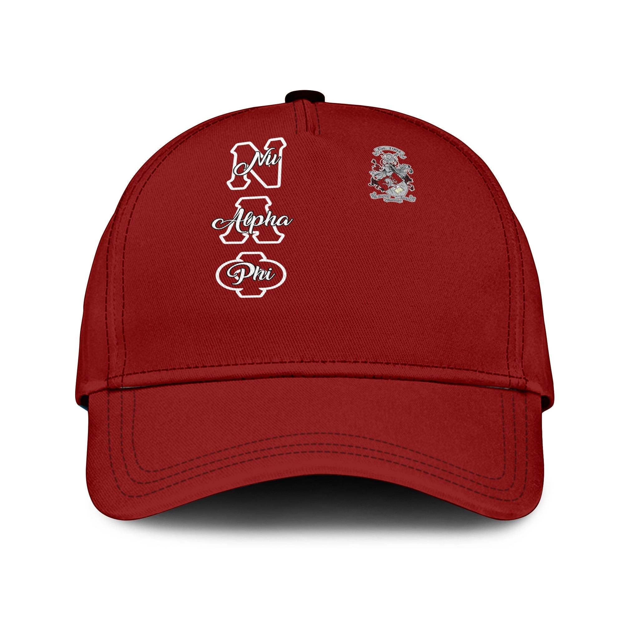 Fraternity Cap - Nu Alpha Phi Classic Cap Original Maroon Style
