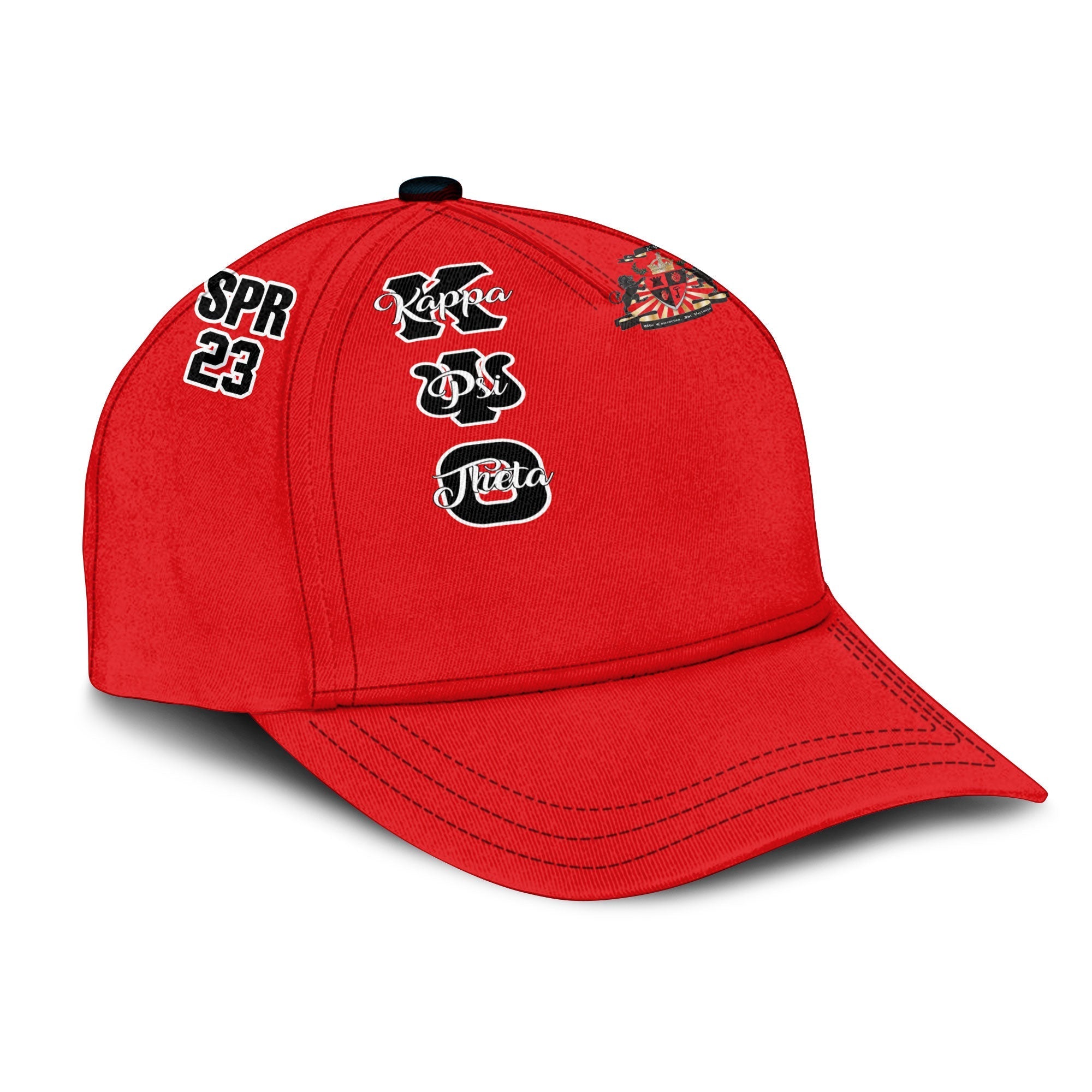Fraternity Cap - Kappa Psi Theta Classic Cap Original Red Style