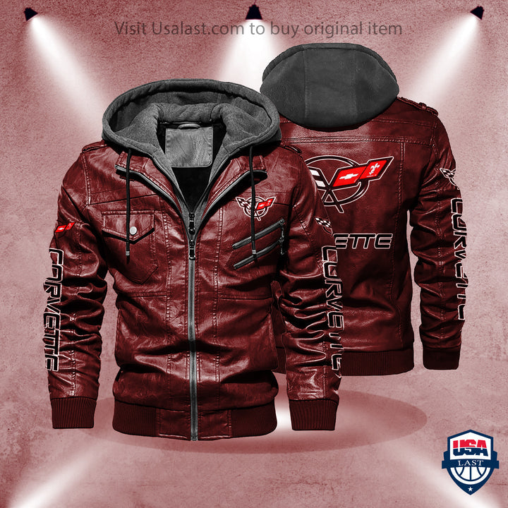 Chevrolet Corvette C5 Emblem Leather Jacket - USALast
