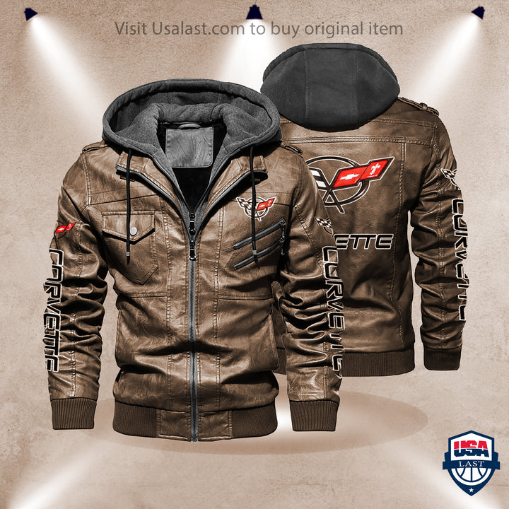 Chevrolet Corvette C5 Emblem Leather Jacket - USALast
