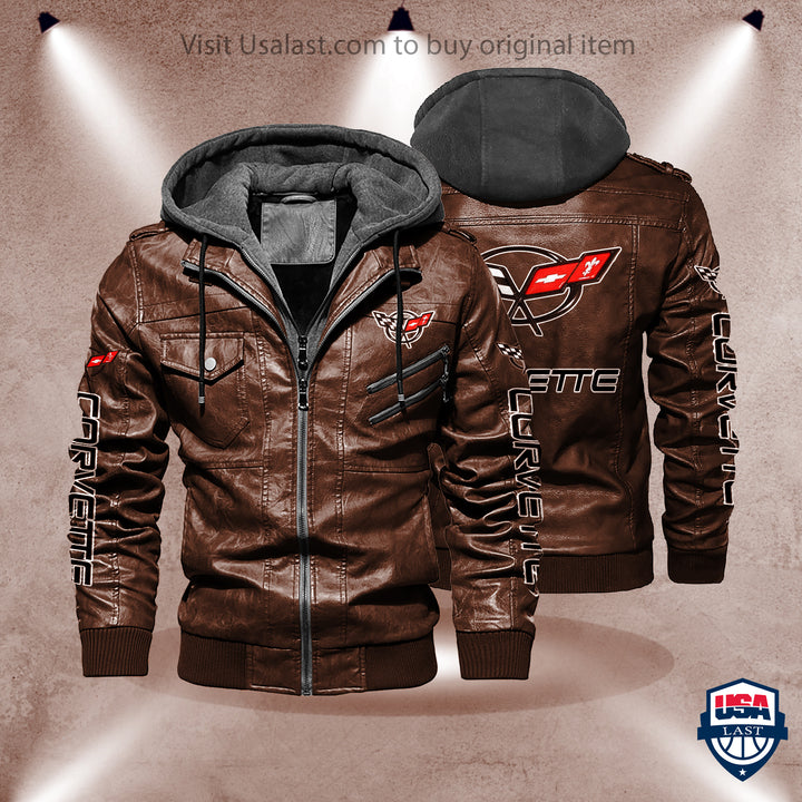 Chevrolet Corvette C5 Emblem Leather Jacket - USALast