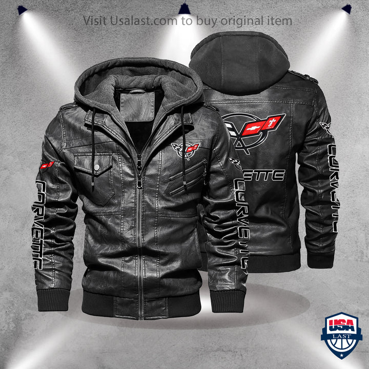 Chevrolet Corvette C5 Emblem Leather Jacket - USALast