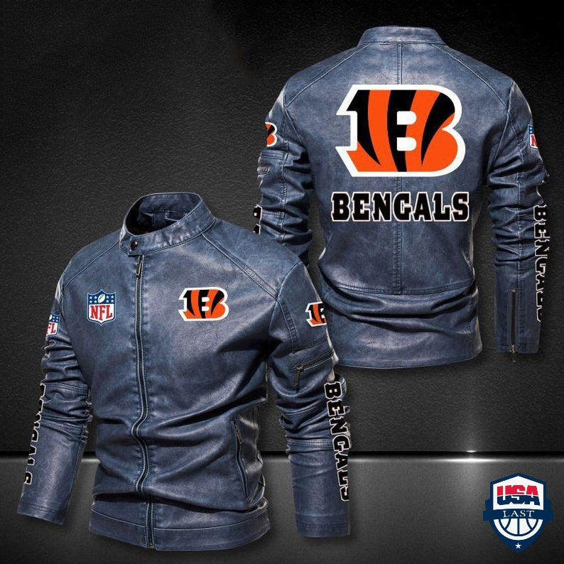 Cincinnati Bengals NFL Motor Leather Jacket - USALast
