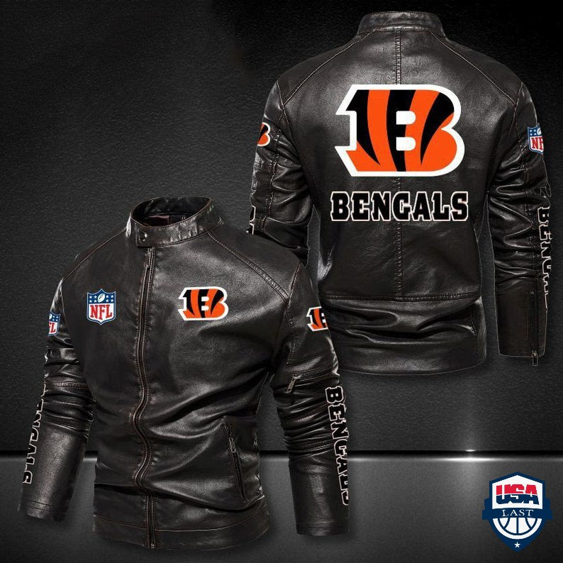 Cincinnati Bengals NFL Motor Leather Jacket - USALast