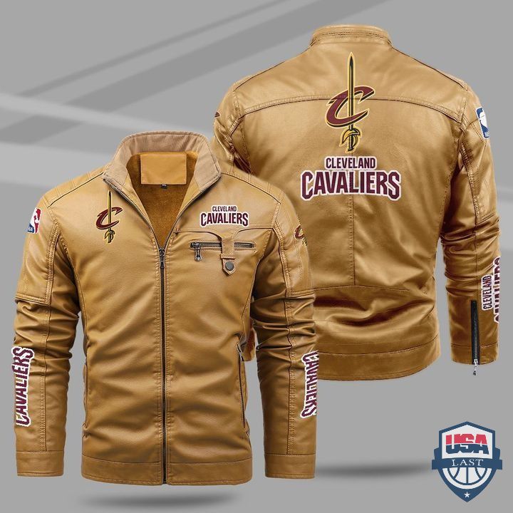 Cleveland Cavaliers Fleece Leather Jacket - USALast