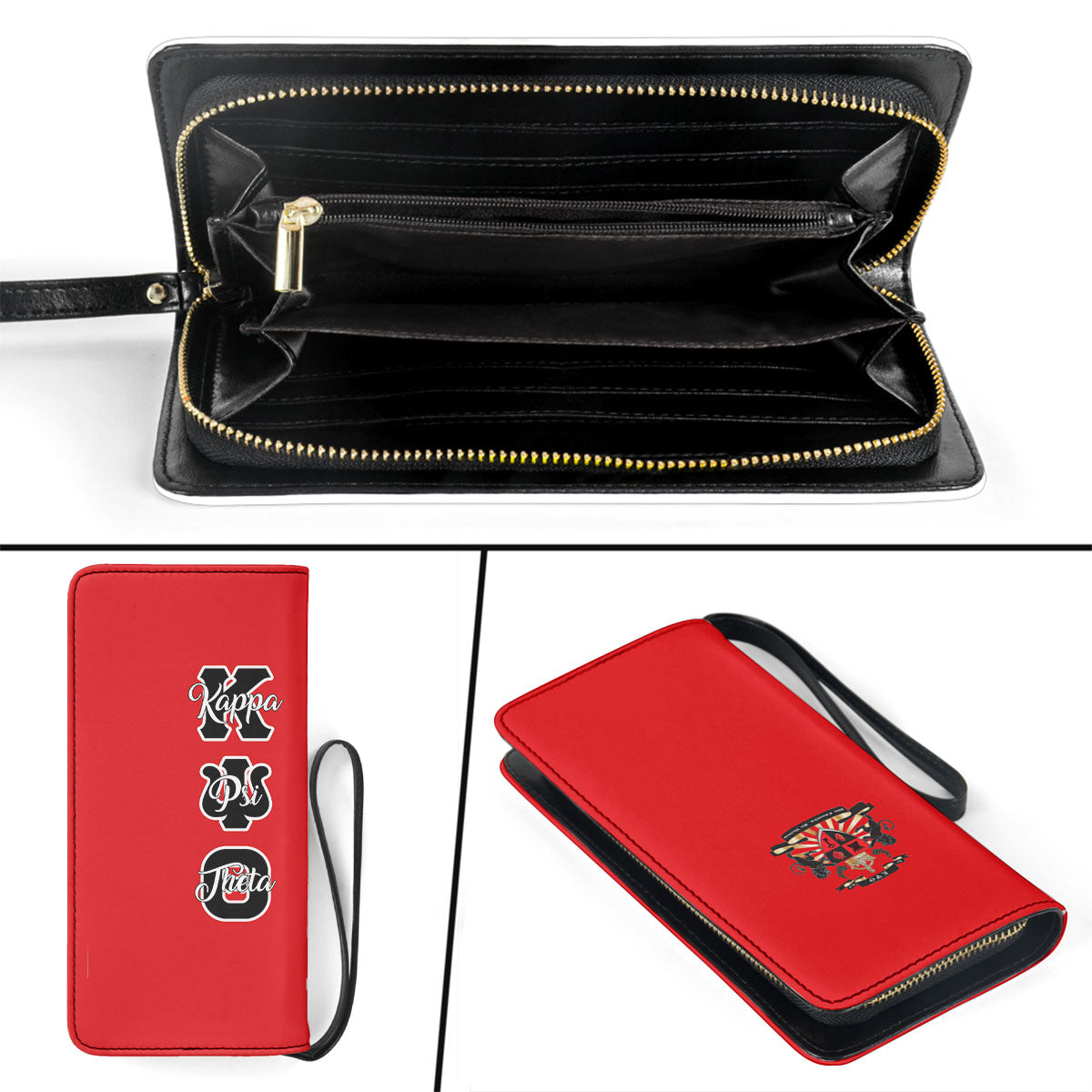 Fraternity Clutch Purse - Kappa Psi Theta Clutch Purse Original Red Style