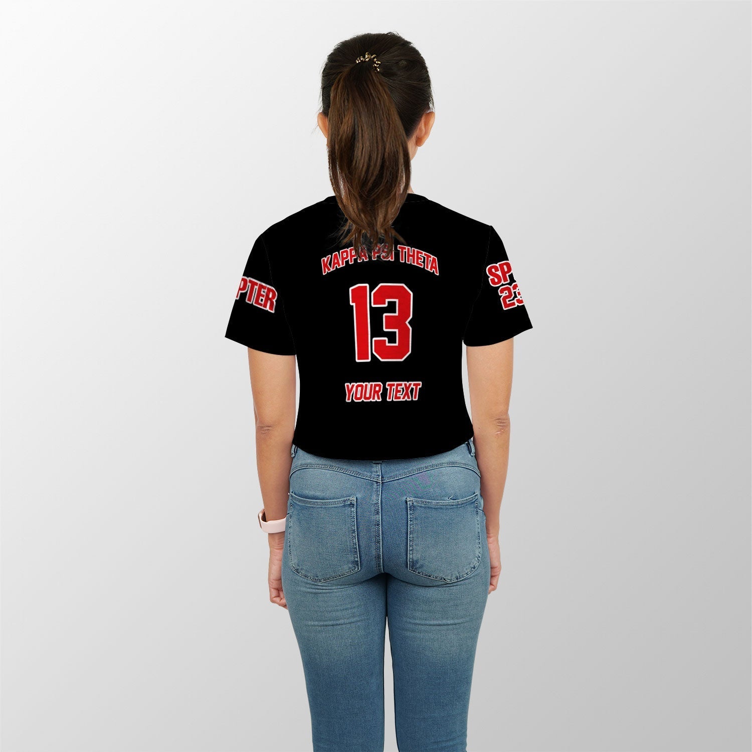 Fraternity Shirt - Personalized Kappa Psi Theta Croptop T Shirt Original Dark Style