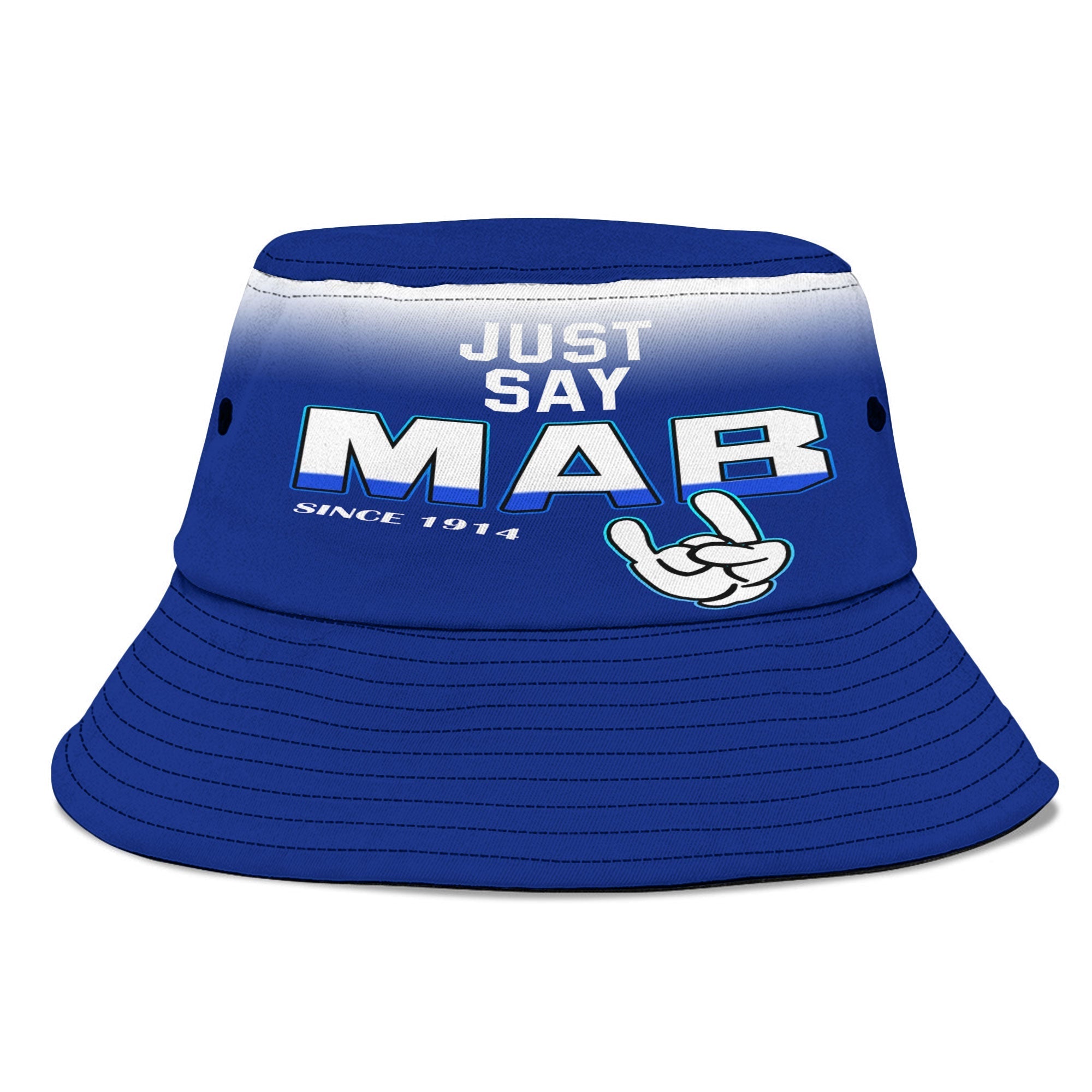 Fraternity Bucket Hat - Custom Phi Beta Sigma Bucket Hat Say MAB Style